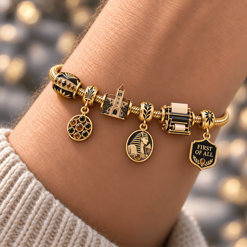 APA Gold Charm Bracelet Set HQH