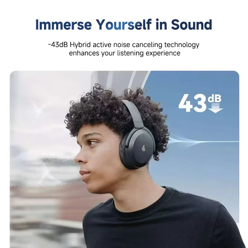 Edifier WH700NB Pro Over-Ear Wireless Headphones Bluetooth 5.4 Hybrid ANC Earphones Hi-Res Audio 56H Playback Foldable Headset
